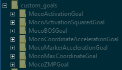 MocoExtendProblem Custom Goals Interface